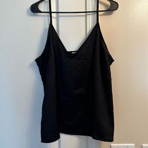 Black tank top
